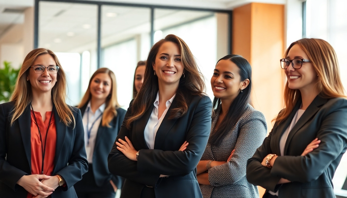 Engaging company headshots of a professional team in a well-lit office context.