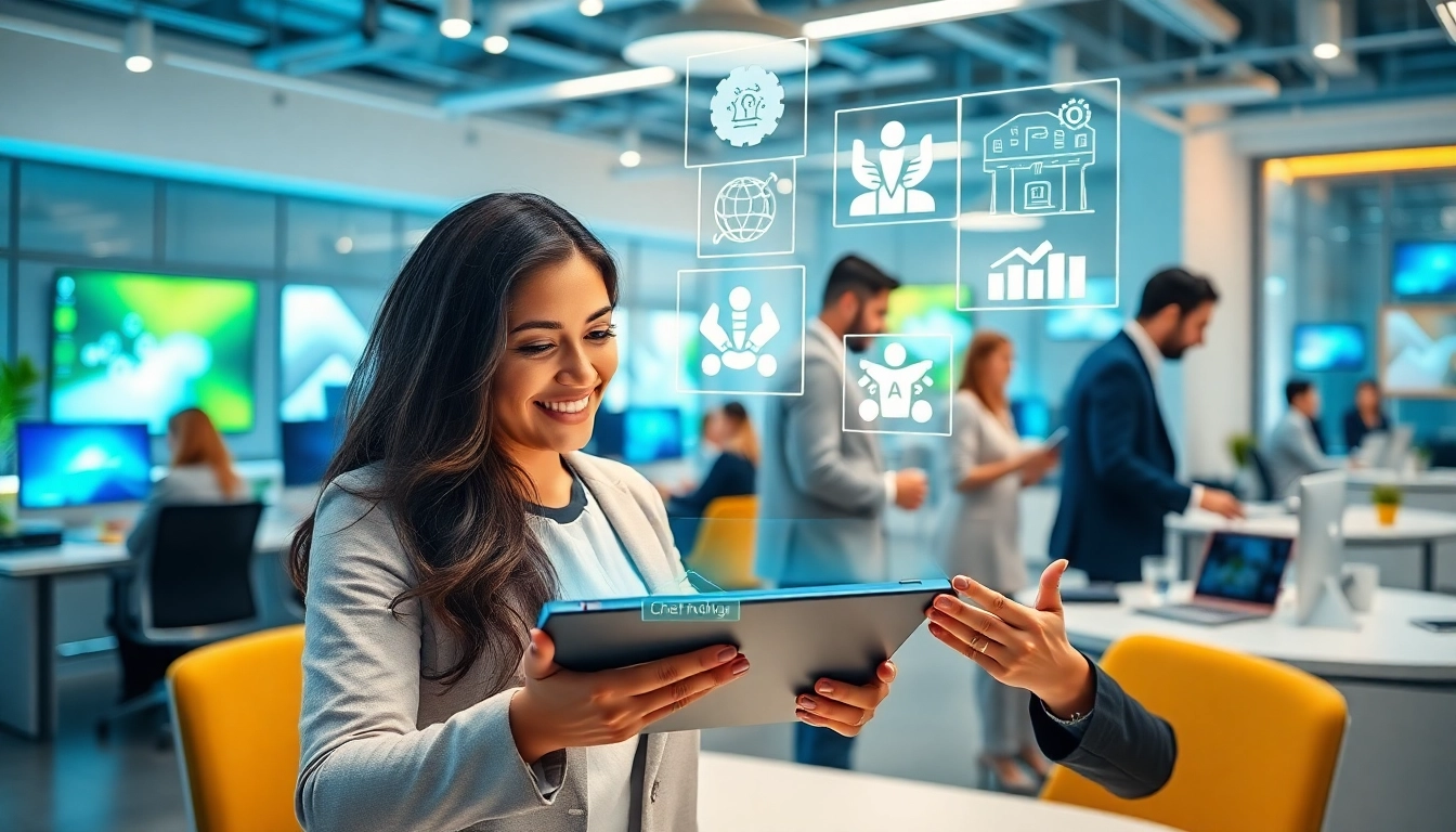 Creating impactful AI business branding with innovative design elements in a collaborative workspace.