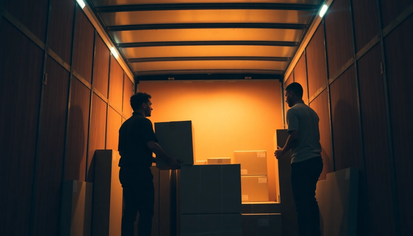 Ensure a smooth Umzug Fürth with professional movers efficiently packing furniture.