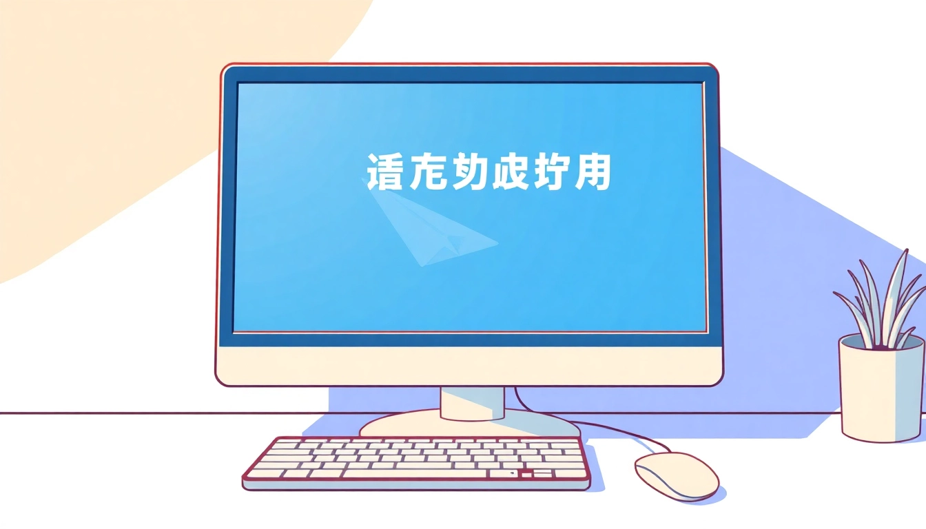 Engage with telegram电脑版中文 on a desktop featuring the app interface and tools for user interaction.
