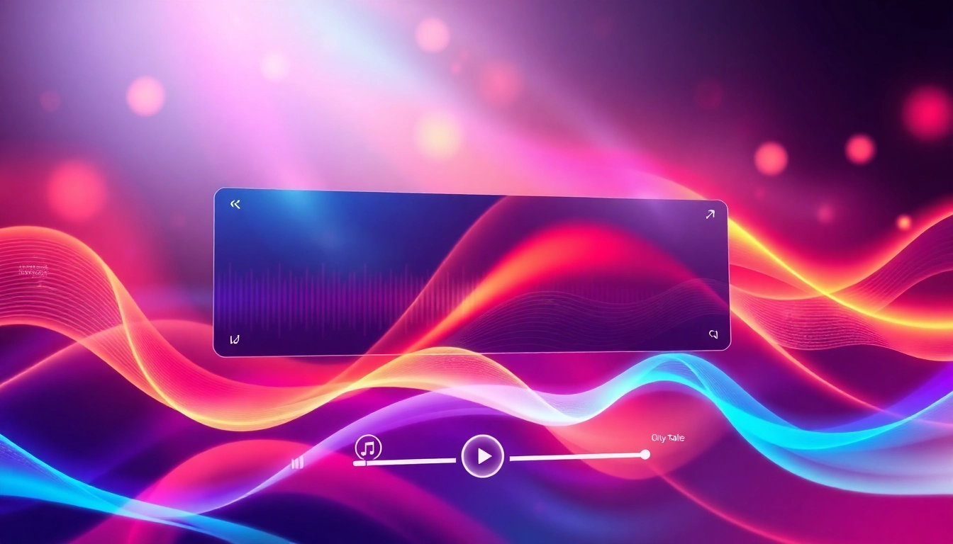 Interact with the vibrant 汽水音乐网页版 music interface showcasing dynamic sound visuals.