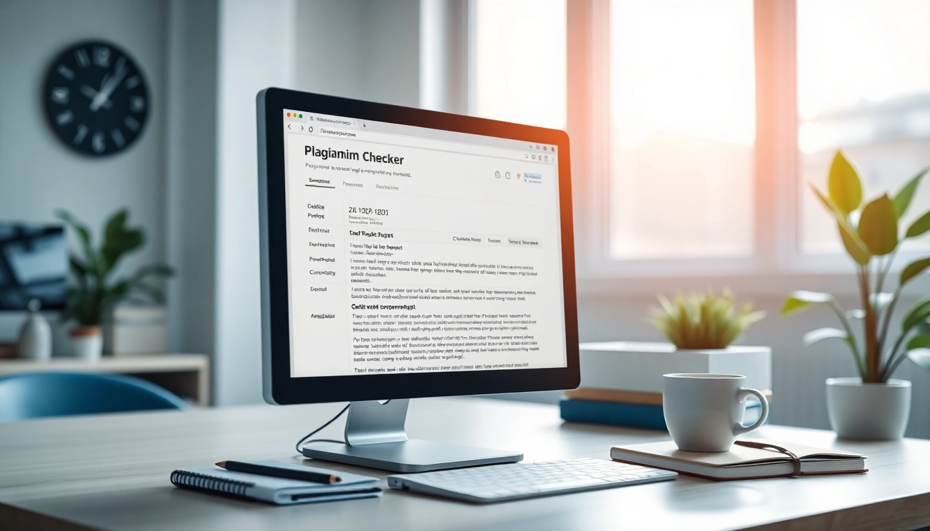 Examine a plagiarism checker interface showing detailed analysis results for better writing accuracy.