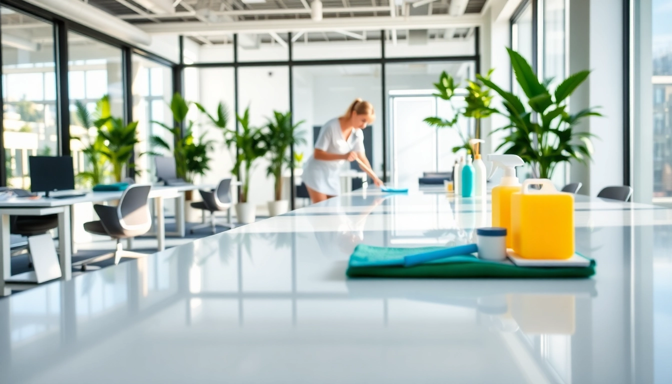 Enhancing office cleaning services Melbourne with organized workspaces and professional cleaning staff.