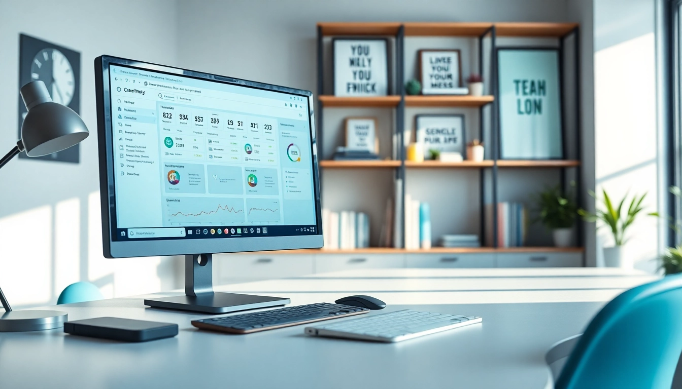 Enhance your productivity with Social media and blog automation tools in a professional workspace setup.