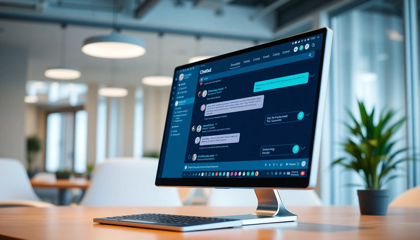 Engaging chatbot for website interface enhancing user experience with vibrant interactions.