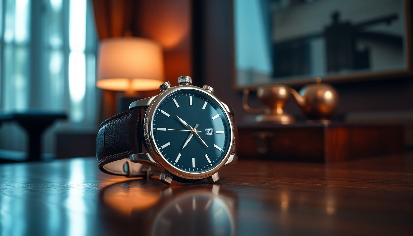 Customize your style with a premium 18mm leather watch strap featuring elegant design elements.