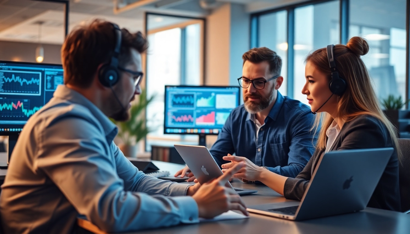 Enhance your business with managed IT support services featuring a professional team in action.