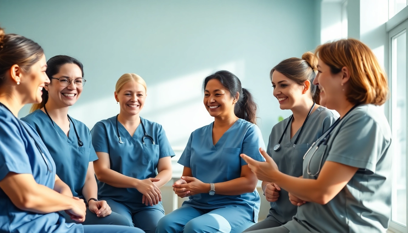 Nurses engaged in the VDAP Program in a supportive clinic setting, promotes healing and rehabilitation.