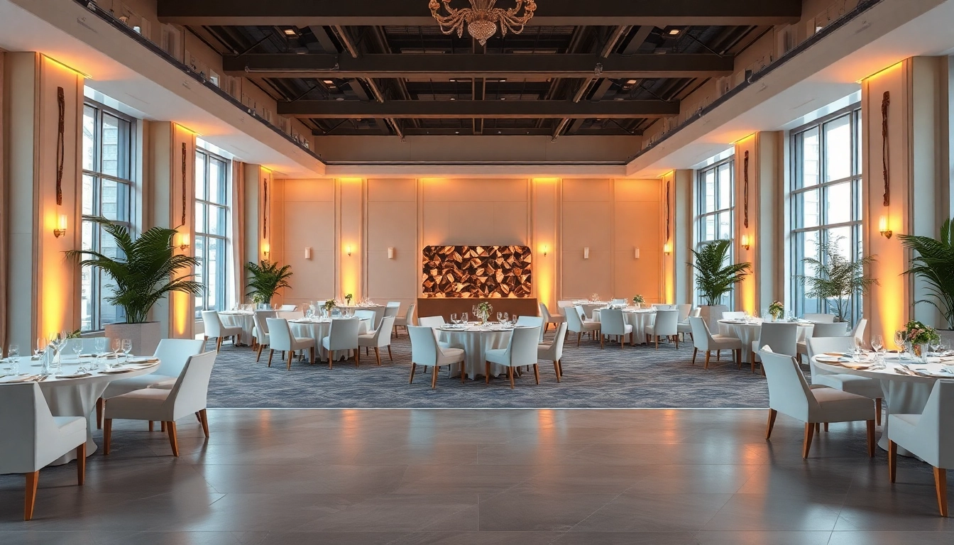 Transforming an elegant event space for memorable gatherings and celebrations.