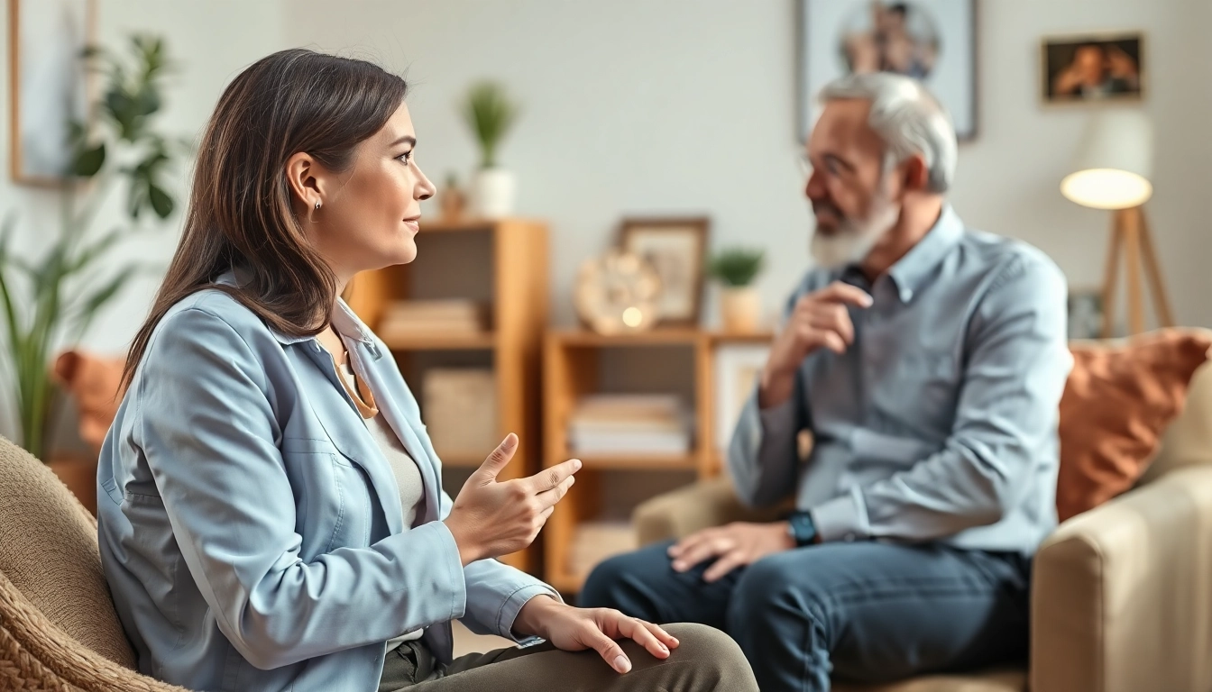 Engaging session on dealing with depression between a therapist and a client.