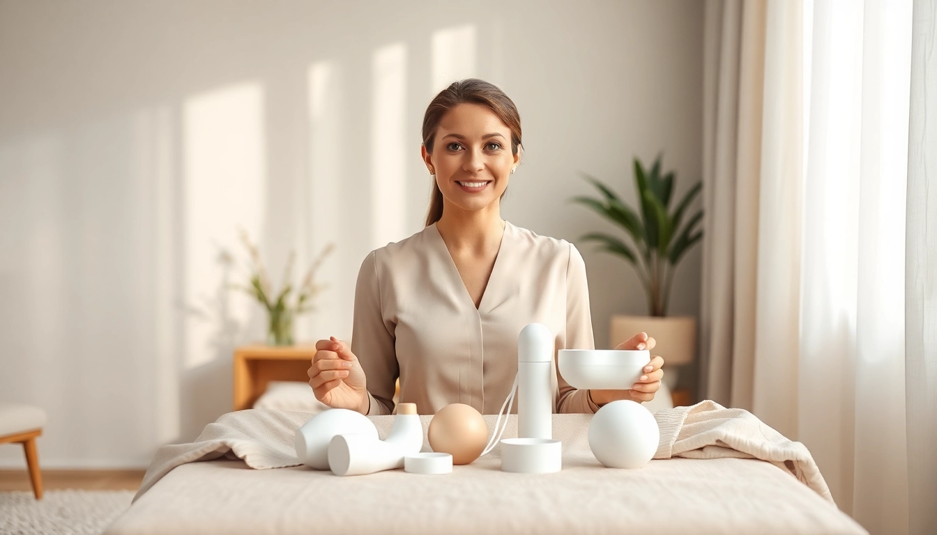 Mastectomy Products displayed seamlessly in a calming therapy setting to promote comfort and confidence.