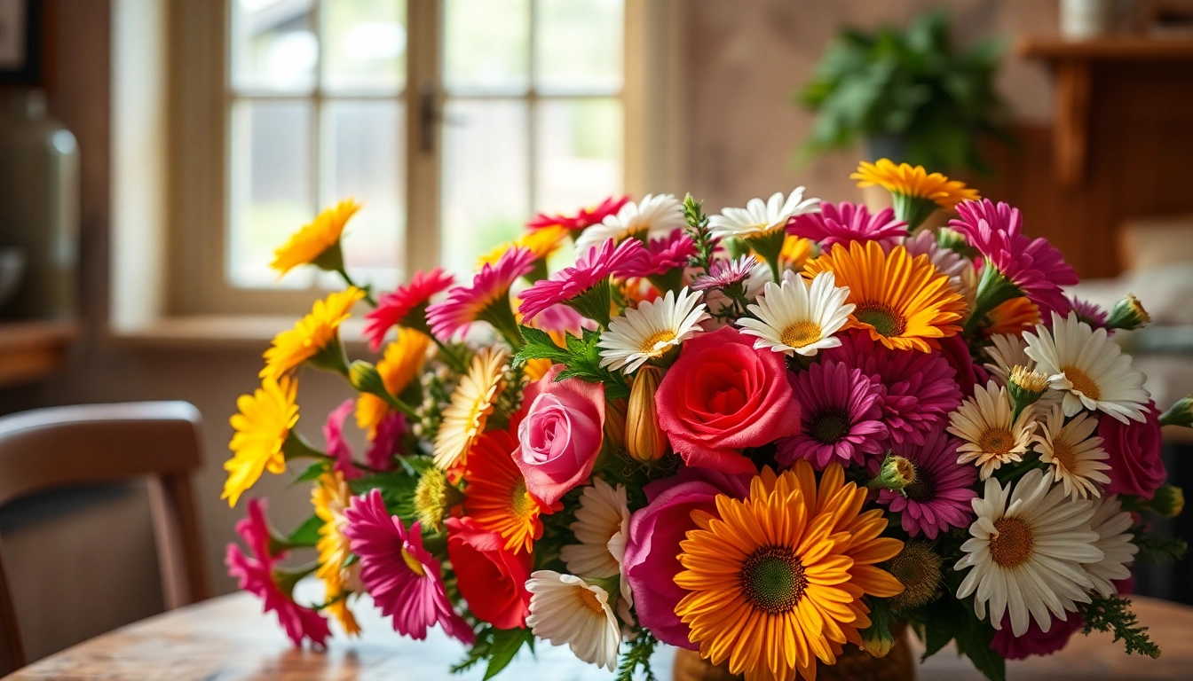 Bright and vibrant bouquet with fresh flowers symbolizing Flower Delivery Diamond Creek service.