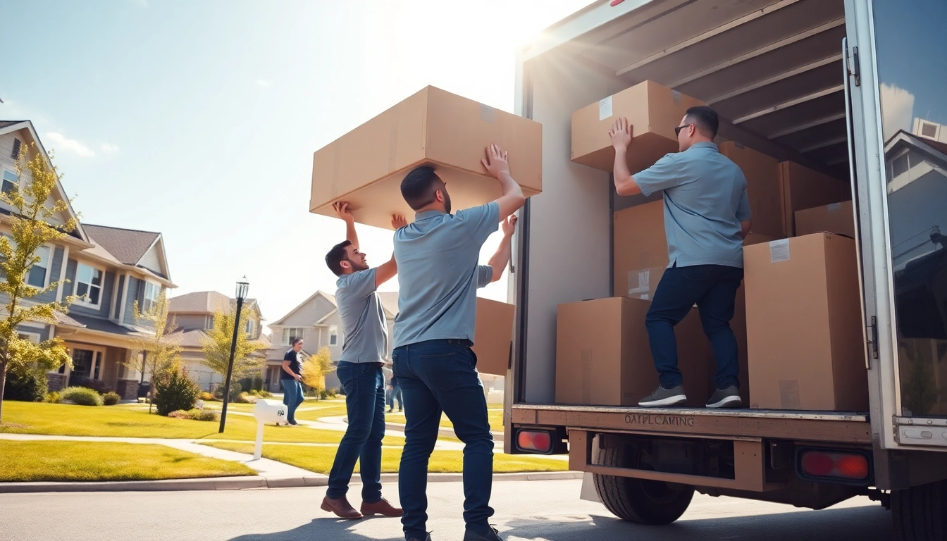 Movers Calgary team efficiently relocating furniture while showcasing teamwork and professionalism.